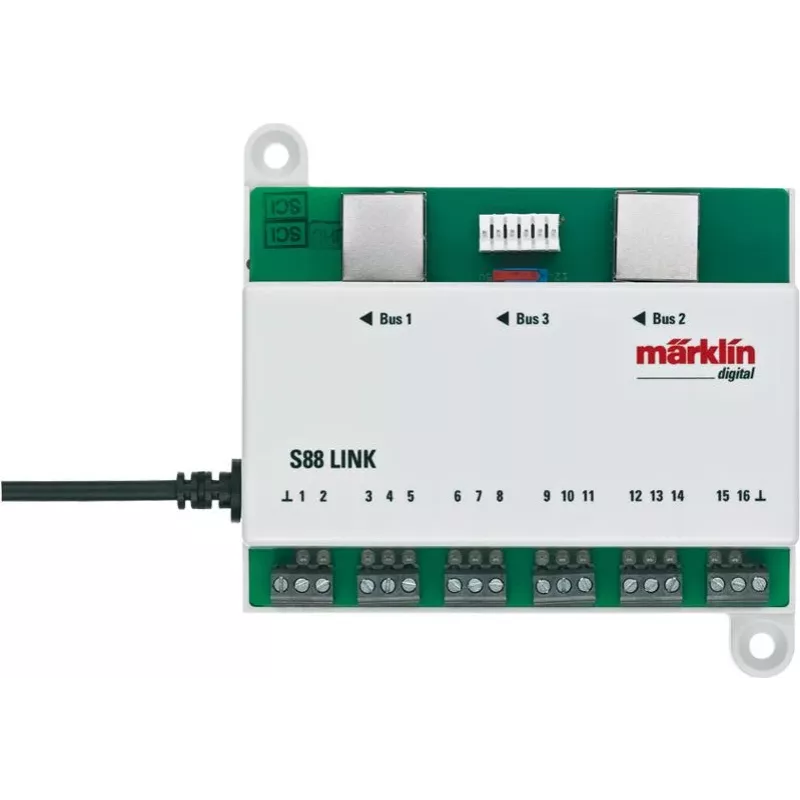 Decodor digital Märklin Link s 88 DCC, verde/alb 60883