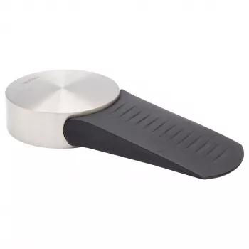 Wagner Design Yourself EH 5116 Door Stopper, Die-cast Zinc with Rubber Bumper, Ø 50 mm, Matt Nickel 15511611