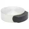 Wagner Design Yourself EH 5111 Floor-Mounted Door Stopper, Die-Cast Zinc with Rubber Ring, Satin Nickel, 50 mm Diameter (15511111)