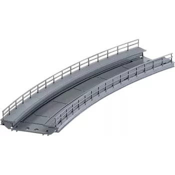 Rampă curbă Märklin pentru pilon de pod H0, gri, 074623