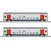 Set de vagoane etajate Märklin 043566 H0 SNCB M6 clasa a 2-a