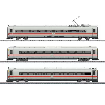 Set de vagoane suplimentare Märklin 43726 pentru ICE 4, scara HO, gri