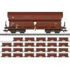 Set de 24 vagoane cu acoperiș glisant Märklin 000730 H0 Tals 968 DB epoca IV AC