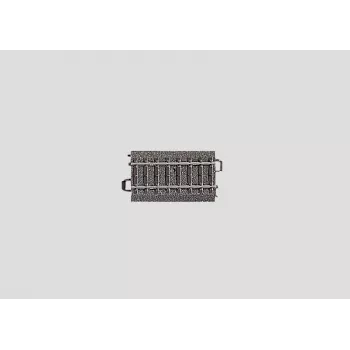 Șină dreaptă Märklin C 64,3 mm, 10 bucăți, ecartament H0, cu pat de piatră spartă 24064