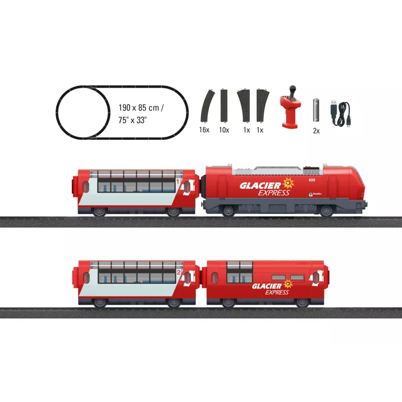 Märklin World 29348 H0 set de start Glacier Express (29348)