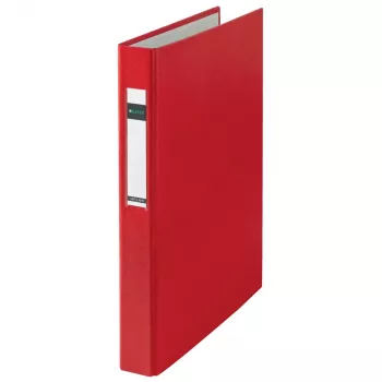 Mapă cu inele LEITZ Standard A4 supradimensionat roșu 2 inele D cotor 41 mm diametru inele 25 mm 4210-00-25