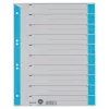 LEITZ Separatoare de documente A4 din carton albastru deschis, set de 25, perforare universală 16523030