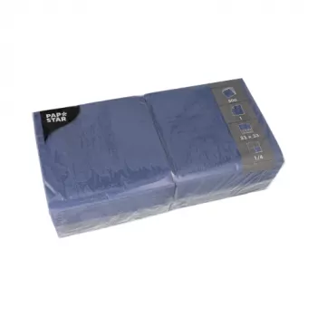 PAPSTAR Șervețele din hârtie albastru închis 1 strat 33 x 33,3 cm 500 bucăți (82903)