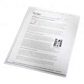 Folii documente A4 Leitz, 0,13 mm PP, verde, pachet de 100 40000055