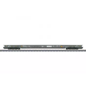 Märklin 047408 H0 Vagon platformă cu borduri joase cu încărcătură de tractor (AC)
