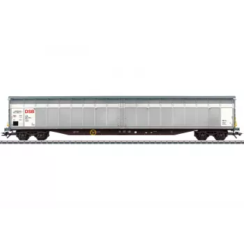 Vagon cu pereți glisanți de mare capacitate Märklin 48057 H0 DSB Habbins, epoca V, AC