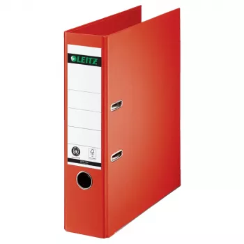 LEITZ 180° Mapă cu pârghie A4 80 mm roșu deschis carton 1007-00-20