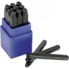 Set de 9 ștanțe pentru cifre Brüder Mannesmann, 10 mm (245-10)
