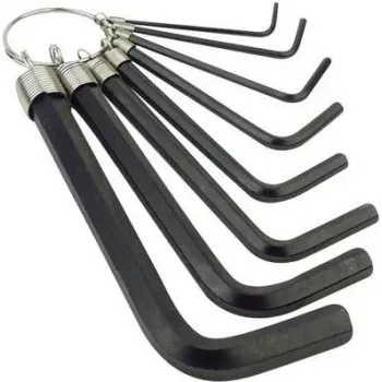 Brüder Mannesmann Set de chei imbus, 8 piese M180-10CV