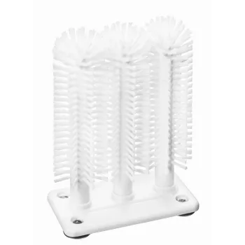 Haug Bürsten 8904 Glass Washing Brush Set, White Plastic