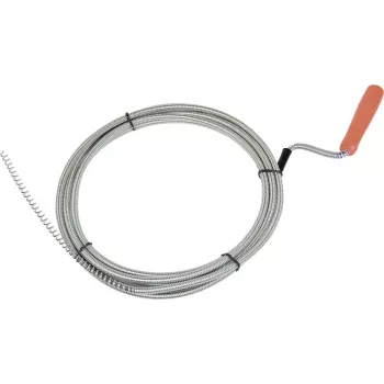 Spirală de curățare a canalizării Brüder Mannesmann 6 mm x 3 m cu vârf ascuțit 49903