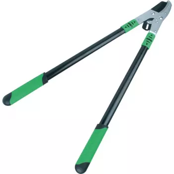 Foarfecă de crengi cu nicovală BRÜDER MANNESMANN cu clichet, 737 mm, capacitate de tăiere 45 mm (M63220)