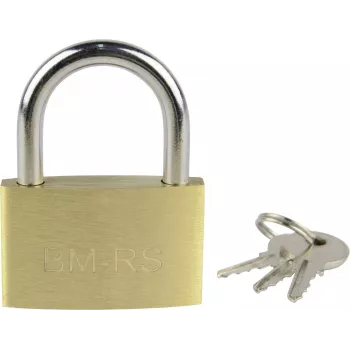 Lacăt masiv din alamă cu cheie Brüder Mannesmann 38 mm M413-40 galben-auriu