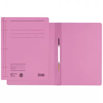 LEITZ Rapid Fastener File, DIN A4, Manila Cardboard, Pink, 250 g/m², 250 Sheet Capacity, Pack of 25 (3000-00-22)