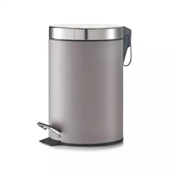 Zeller 18222 Steel Pedal Bin 3L, Grey