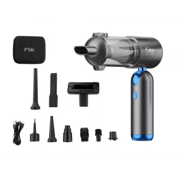 Aspirator de mână fără fir multifuncțional Fakir AS 150 LT, antracit/albastru, 120W, 11,1V, 3 trepte 2993003