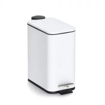 Zeller 18960 Waste Bin 5.0 L, White