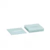 Set de 4 suporturi de pahare din sticlă Zeller 26232, transparent