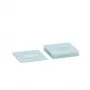 Set de 4 suporturi de pahare din sticlă Zeller 26232, transparent