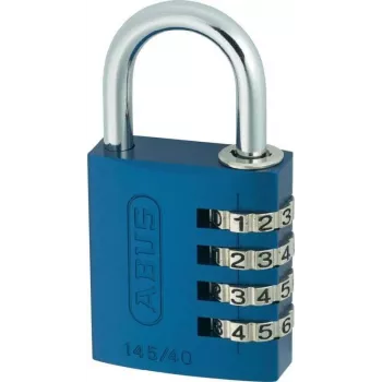 Lacăt masiv din alamă ABUS 488078, cu etrier din oțel călit, corp 45 mm, cu chei diferite, 2 chei ABVS48807