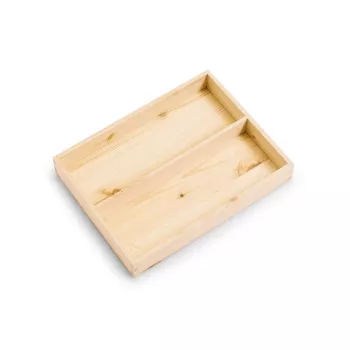 Zeller 13327 All-Purpose Crate Set with Lids, 3 Pieces, Softwood