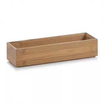 Zeller Present 13331 Rectangular Bamboo Storage Box Tray