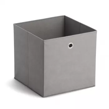 Zeller 14110 Non-Woven Storage Box, 30 L, 32 x 32 x 32 cm, Grey