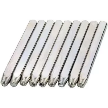 Set de ștanțe pentru cifre Brüder Mannesmann 243-Z-3MM, 9 piese, 3 mm