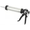 Pistol manual de aplicare cartușe Brüder Mannesmann 482-100 pentru cartușe de 310 ml, cadru schelet, roșu/negru