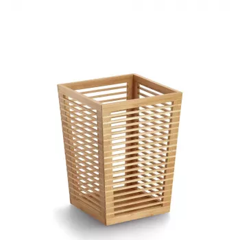 Zeller 15204 Waste Paper Bin, Brown