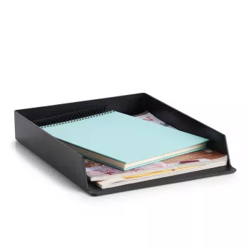 Zeller Letter Tray Black (18193)