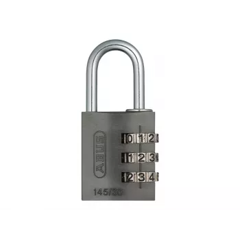 Lacăt ABUS 466229 din alamă masivă, cu etrier din oțel călit, 30 mm, cu chei diferite, 2 chei
