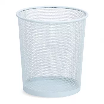 ZELLER 14 L White Round Waste Bin 17716