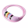 Lacăt cu cablu pentru bicicletă BURG WÄCHTER 210 C 65 GIRLS, roz, cablu de oțel 650 mm, combinație cu 4 cifre, pentru copii 39590