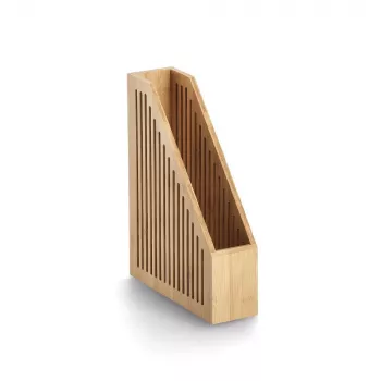 Zeller 15203 Bamboo Magazine File Holder, Brown, DIN A4
