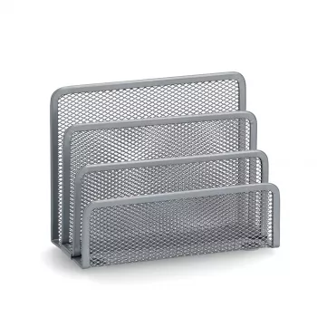 Zeller Meshline Letter Holder Silver 17702