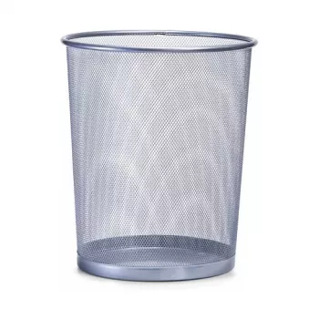 ZELLER MESHLINE Waste Paper Basket 17.5L Aluminium 18101
