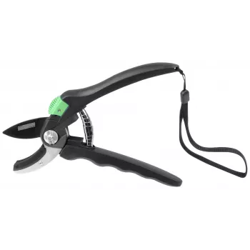Foarfecă de grădină cu nicovală BRÜDER MANNESMANN M63100, negru/verde, lamă antiaderentă, capacitate de tăiere 20 mm