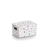 Zeller Dots Storage Box White with Dots 18.0 cm x 25.0 cm 14474