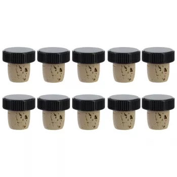 Westmark 10 Cork Stoppers with Handle for 0.7L Bottles 4802080 48202080