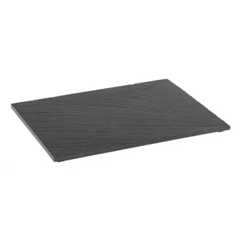Placă din ardezie naturală APS VALO, 325 x 265 mm, antracit, grosime 6-9 mm, picioare care protejează mobilierul, 1 bucată, 1003