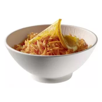 Bol de servire rotund APS BLUSH 160 mm bej melamină stivuil rezistent la mașina de spălat vase 85508