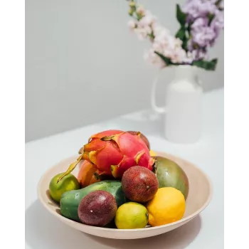 APS NERO Deep Dinner Plate 300 mm Sand Melamine, Stackable, Dishwasher Safe, Heat Resistant (1 Piece) 85415