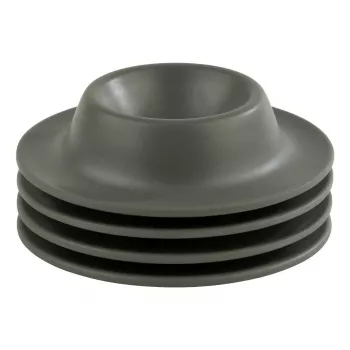APS EGGY Egg Cup Set of 4, Melamine, Grey, 85 mm Diameter, Dishwasher Safe 85296