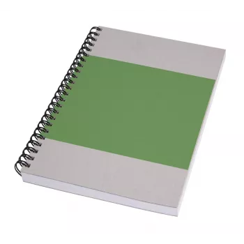 Caiet SIGEL Quicknote Impulse Green A5 fără linii, copertă flexibilă verde/gri, 160 pagini SN800